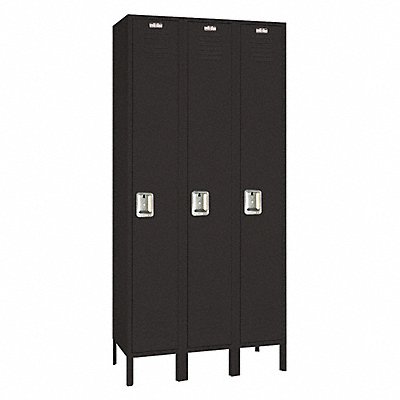LYON KKC50023SU Locker 1x3Locker Black 66 x36 x12 Assm