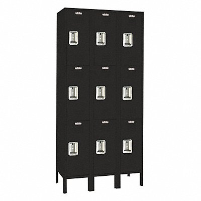 LYON KKC52523I Locker 2x3Locker Black 78 x45 x15 Unassembled
