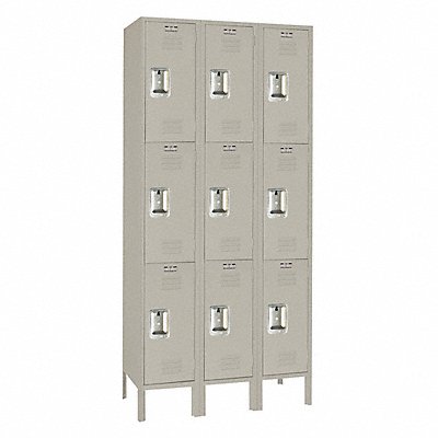 LYON 7GC52523ISU Locker 2x3Locker Medium Grey 78 x45 x15 Assm