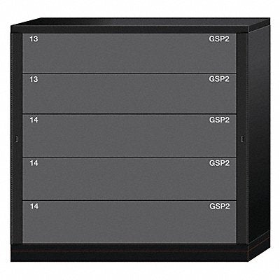 LYON KKN6860300WPNI Gear Locker 59-1/4 Overall Height Black