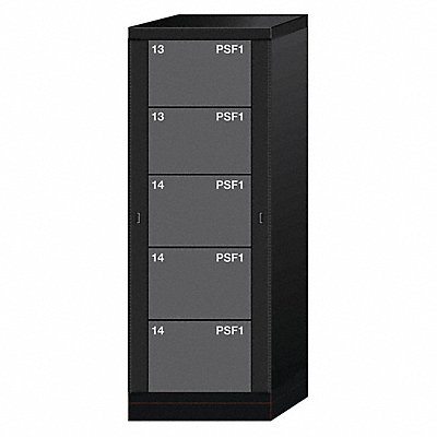 LYON KKN6822300WPNI Gear Locker 59-1/4 Overall Height Black