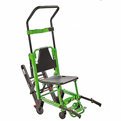 STRYKER 6254000000 Stair Chair Green 20-1/2 W 500 lb Cap.