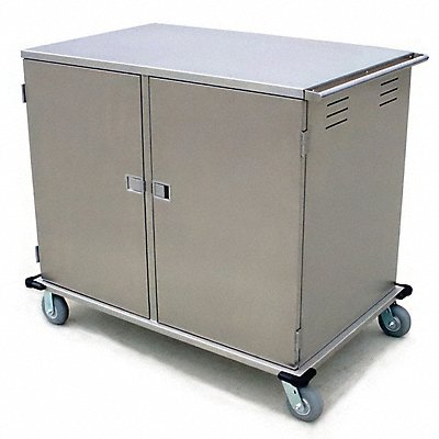 LAKESIDE 5628 Meal Delivery Cart 47 3/4 in H SS