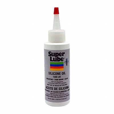 SUPER LUBE 56404 Hydraulic Oil Silicone Base 4 oz