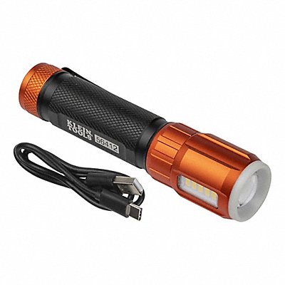 KLEIN TOOLS 56412 Rechargeable Flashlight with Worklight