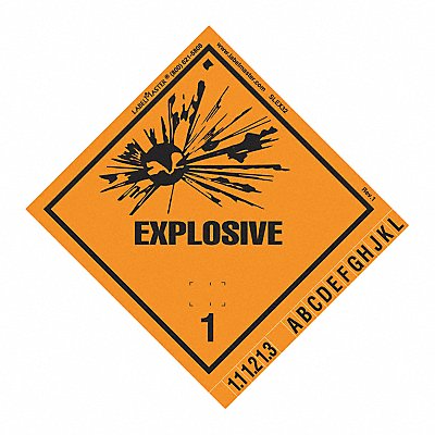 LABELMASTER SLEX32 Explosive 1 International PK500