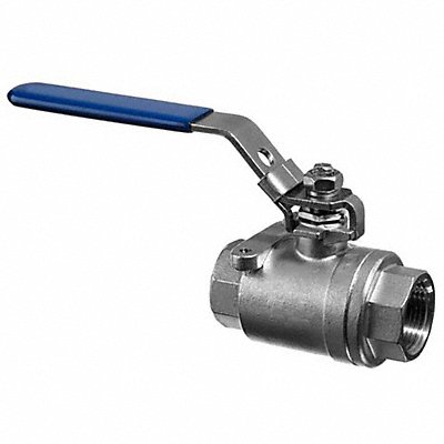 USA INDUSTRIALS ZUSAValve68 Manual 2-Way Ball Valve NPT 304 SS