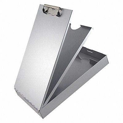 GRAINGER 21119 Storage Clipboard Legal File Size Silver