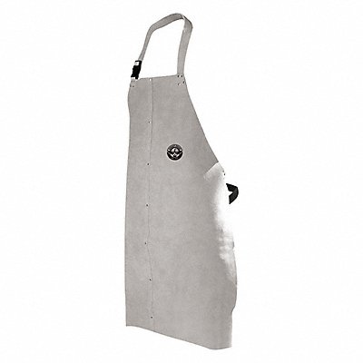 BDG 64163 Welding Apron Leather Pearl Grey 36 L