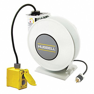 HUBBELL WIRING DEVICE-KELLEMS HBLI45143R215 Cord Storage Reel 45 ft of 14/3 Cord