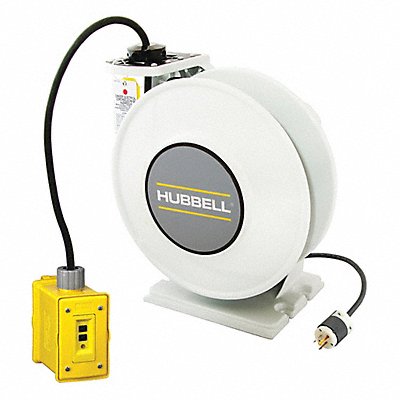 HUBBELL WIRING DEVICE-KELLEMS HBLI45123GF20 Cord Storage Reel 45 ft of 12/3 Cord