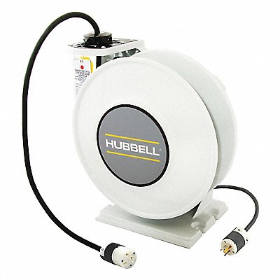 HUBBELL WIRING DEVICE-KELLEMS HBLI45123C20 Cord Storage Reel 45 ft of 12/3 Cord