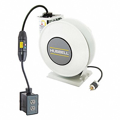 HUBBELL WIRING DEVICE-KELLEMS HBLI45123GF220M1 Cord Storage Reel 45 ft of 12/3 Cord