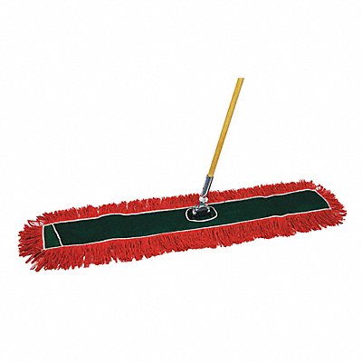 TOUGH GUY 56FJ81 Dust Mop Kit 48 in W Green/Red