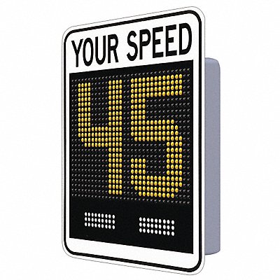 TAPCO 140103 LED Radar Speed Display Sign Your Speed