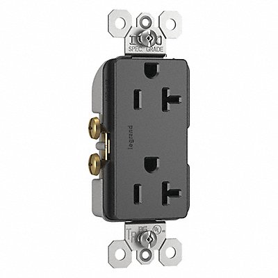 LEGRAND TR26352RBK Receptacle Straight Blade 20A NEMA 5-20R