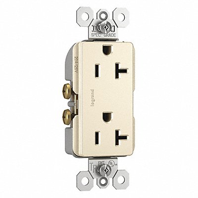 LEGRAND TR26352RLA Receptacle Straight Blade 20A NEMA 5-20R