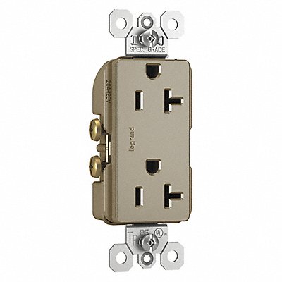 LEGRAND TR26352RNICC6 Receptacle Straight Blade 20A NEMA 5-20R