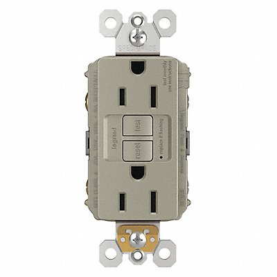 GRAINGER 1597TRNICC4 Power Inlet 15A 125VAC Receptacle GFCI
