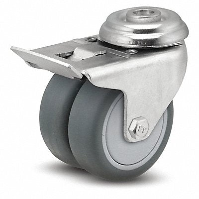 MEDCastor DW03TPP100TLHK01 Bolt-Hole Castor Swivel 3 Wheel Dia