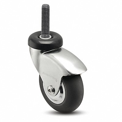MEDCastor CN02NRP100SWTS06 Stem Castor Swivel 2 Wheel Dia