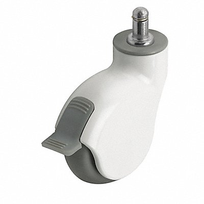 MEDCastor PGE30223WHMNT33GGB Stem Castor Swivel 3 Wheel Dia