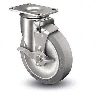 COLSON 20335642BRK1 Plate Castor Swivel 3 Wheel Dia