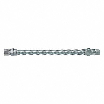 DORMONT 10312248 Gas Connector Hose 1/4 Dia Silver