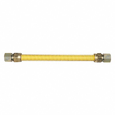 DORMONT 30C323236 Gas Connector Hose 1/2 Dia Yellow