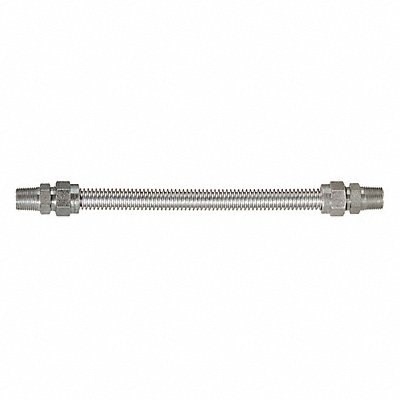 DORMONT 20313136 Gas Connector Hose 3/8 Dia Silver
