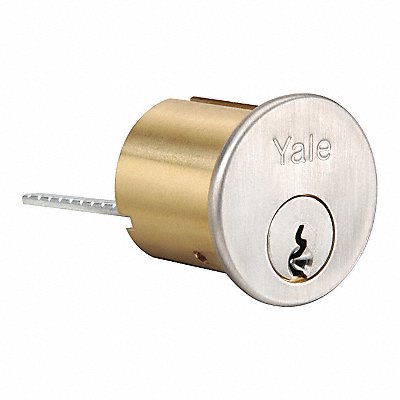 YALE 1109626PARA Rim Cylinder Satin Chrome Finish Grade 2