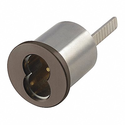 YALE K680138613ELC Rim Cylinder Dark Bronze Finish Grade 1