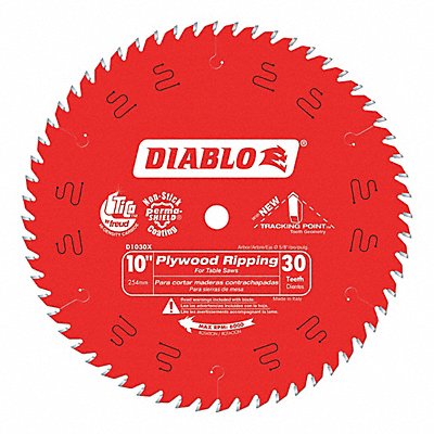 DIABLO D1030X Circular Saw Blade 10 in Blade 30 Teeth