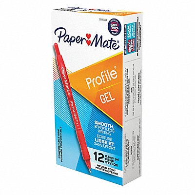 PAPERMATE 2095463 Gel Pens Textured Plastic PK12