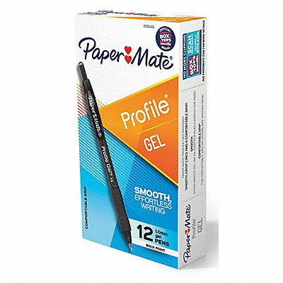 PAPERMATE 2095465 Gel Pens Textured Plastic PK12