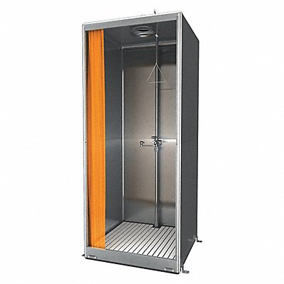 GUARDIAN EQUIPMENT G2010 Shower with Eye Wash SS Pipe