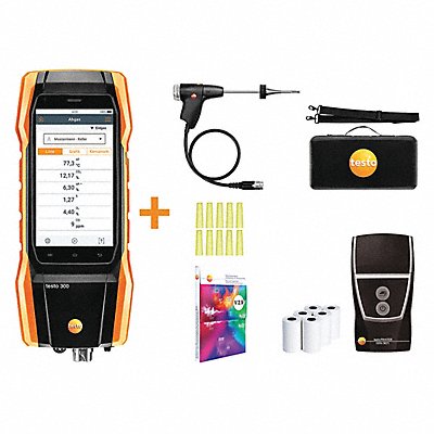 TESTO 564300283 Combustion Analyzer 23to113F 21% v/vO2