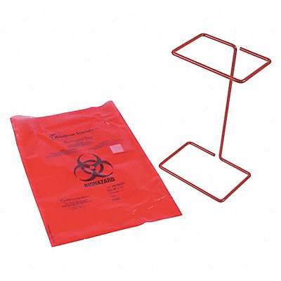 HEATHROW SCIENTIFIC HS10044H Biohazard Bag Holder