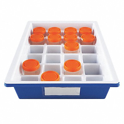 HEATHROW SCIENTIFIC HS120172 Tray 24 Slots 24 Compartments 3-5/16 H