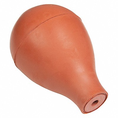 HEATHROW SCIENTIFIC HS20630D Bulb Rubber 60mL Cap. 80mm H 2.13 dia.