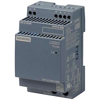 SIEMENS 6EP33226SB100AY0 LOGOPOWER 15 V / 4 A Stabilised power s
