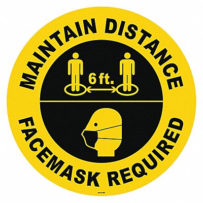 GRAINGER FS17707 Floor Sign