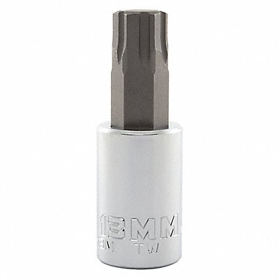 PROTO J5441R13M Socket Bit Steel 1/2 in TpSz 13 mm