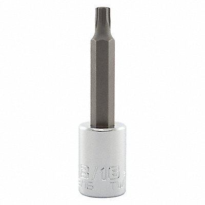 PROTO J4990R316 Socket Bit Steel 3/8 in TpSz 3/16 in
