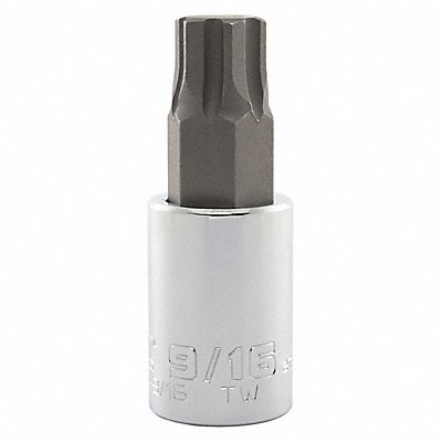PROTO J5441R916 Socket Bit Steel 1/2 in TpSz 9/16 in