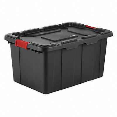 STERILITE 14669004 Storage Tote Black Polypropylene