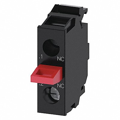 SIEMENS 3SU14002AA101CA0 ContactBlock Black/Red 1NC 22mm 3SU1