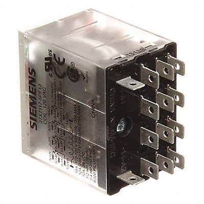 SIEMENS 3TX71175PF13 Plug-In Relay 120V AC 15 A 14 Pins