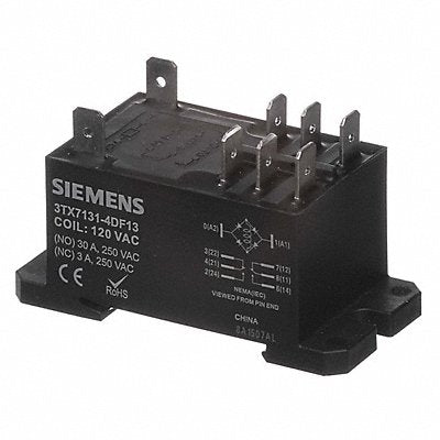SIEMENS 3TX71314DH13 Enclosed Power Relay 240VAC DPDT Pins