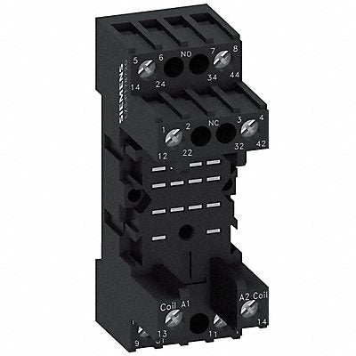 SIEMENS LZSPT78720 Relay Socket PlugIn Screw Clamp Black